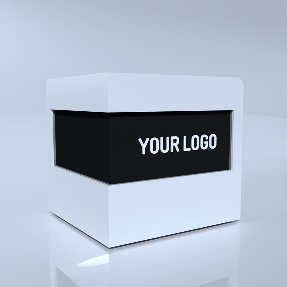 Birou receptie mic Birou receptie mic – Negru si alb